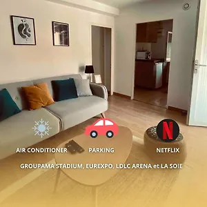 Cosy - La Soie, Groupama Stadium Et Centre Appartement